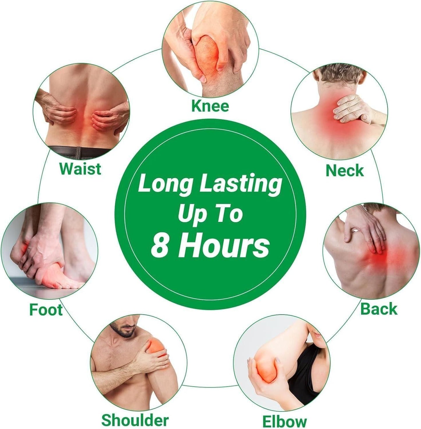 Self-Heating Moxa Knee Patches – Packs of 10 / 20 / 30