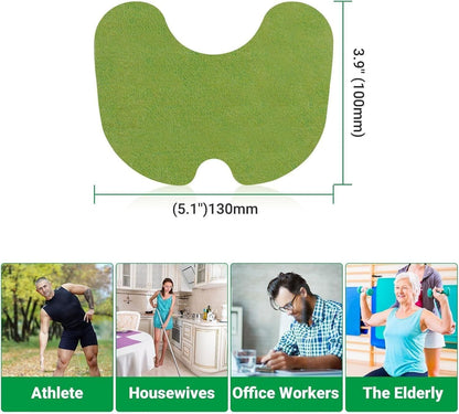 Self-Heating Moxa Knee Patches – Packs of 10 / 20 / 30