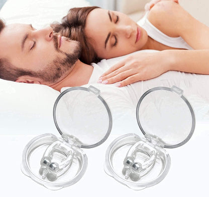 Anti Snoring Nose Clip Device for Men Women Nasal Strips Stops Snoring Stopper Anti-snoring Device (Nose Clip) Pack Of 2