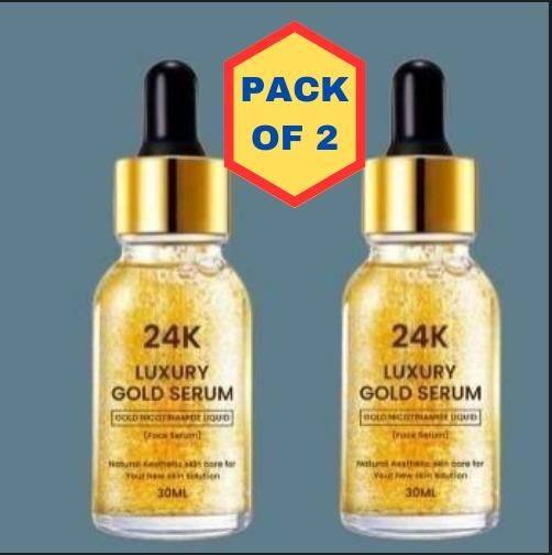 24K Gold Face Serum (Pack Of 2)