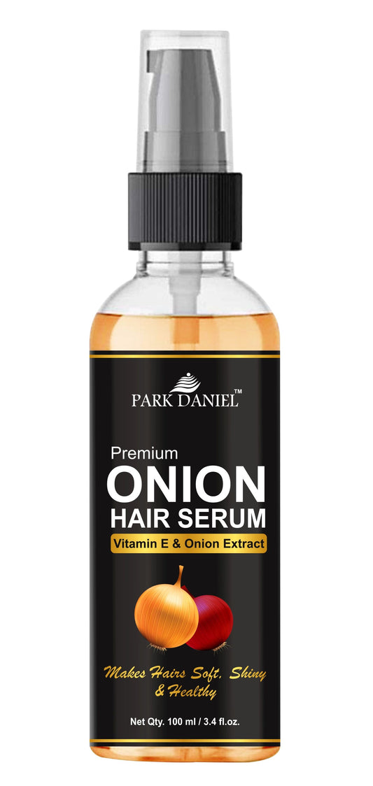 Park Daniel Premium Onion Hair Serum With Vitamin E and Onion Extract-For Silky & Smooth Hair (100 ml), Yellow