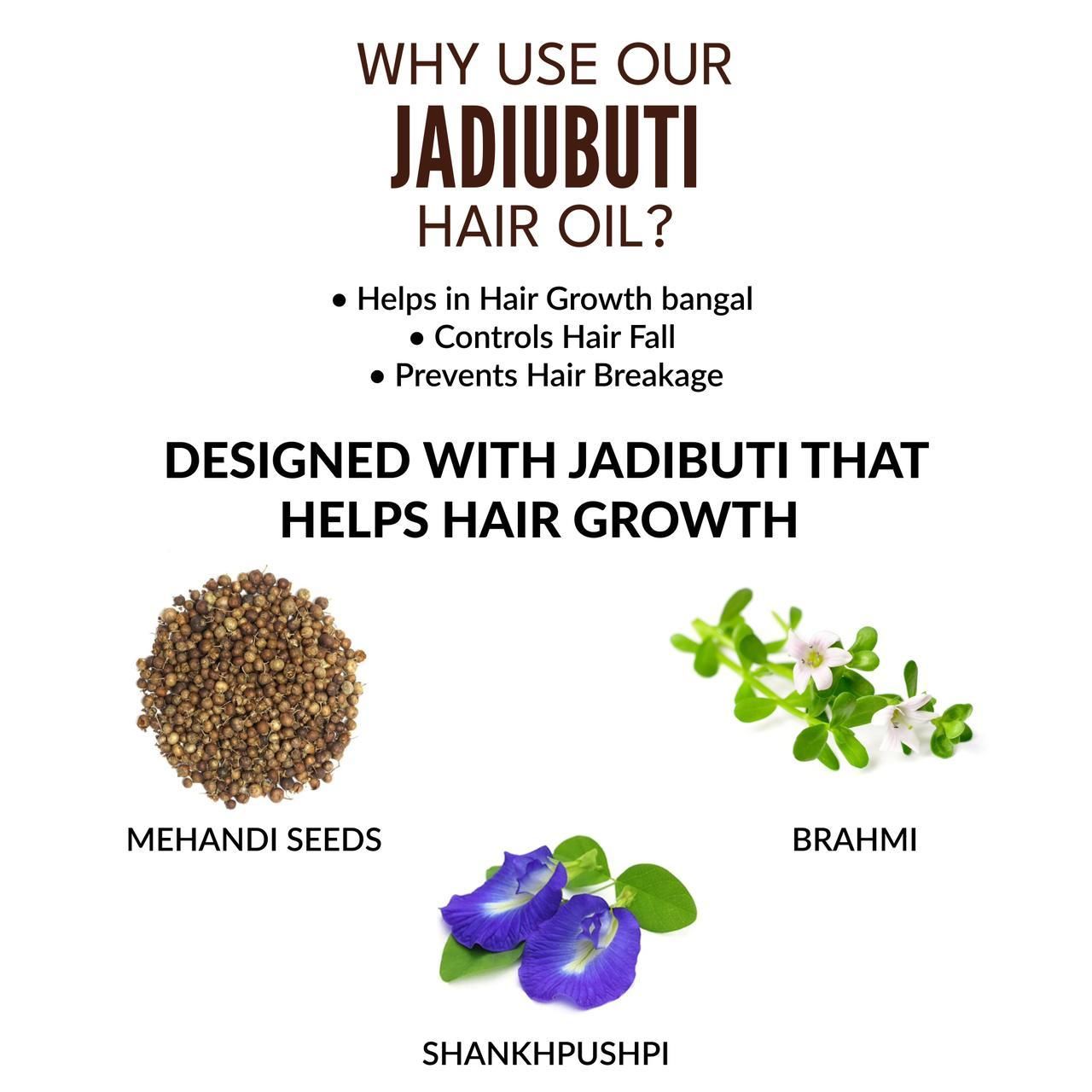 TryOnes Ayurvedic Jadibuti Hair Growth Oil 100ml(Pack Of 2)